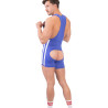 Barcode Berlin Singlet Backless DASTIN Bleu